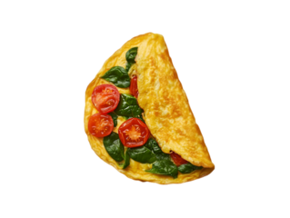 omlette stuffed with tomatos