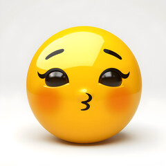 Fototapeta premium Express Yourself: Popular Emoticons and Birthday Smiley High-quality Emojis. Generative AI.