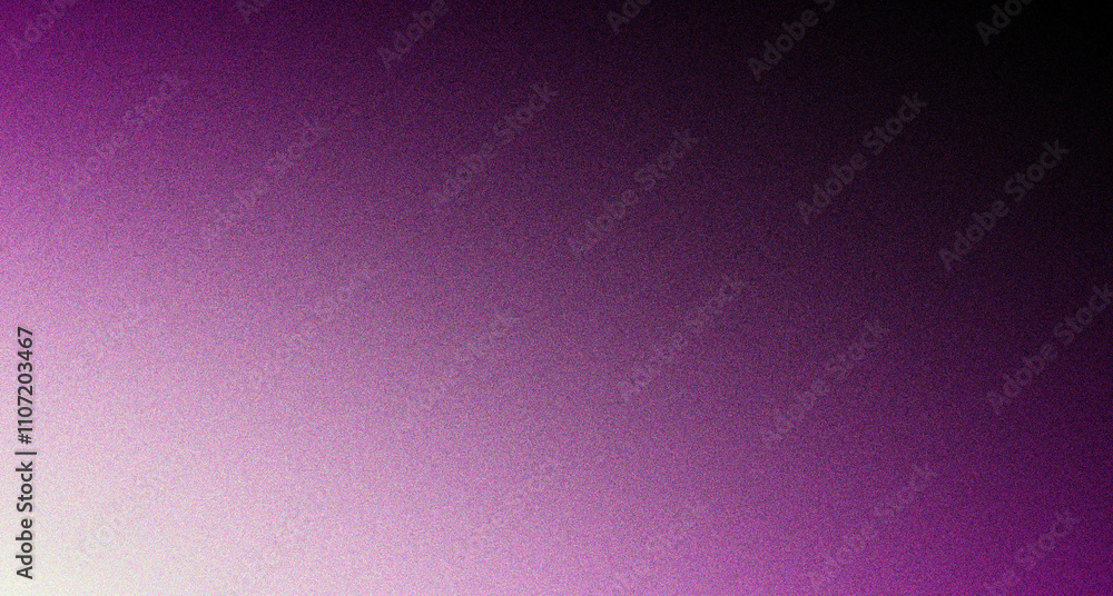 Wall mural gradient transitioning from purple to white black with a grainy texture for design