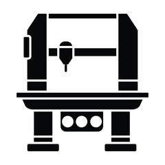 Factory Machine icon vector on white background