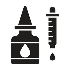 Essential Oil icon vector on white background