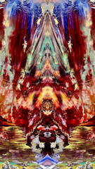 Abstract art background . Hand painting artwork on canvas .