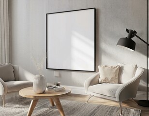 Living Room Poster Mockup Create a Stunning Display