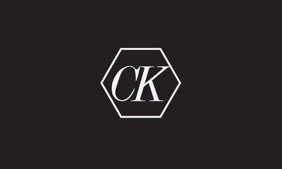 CK, KC, K, C Abstract Letters Logo Monogram