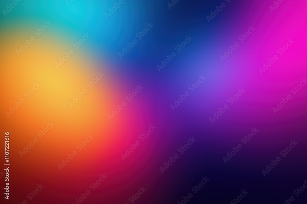 Poster vibrant abstract background with bold colorful gradient and soft blurred hues.