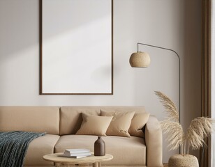 Modern Frame Mockup for Contemporary Art