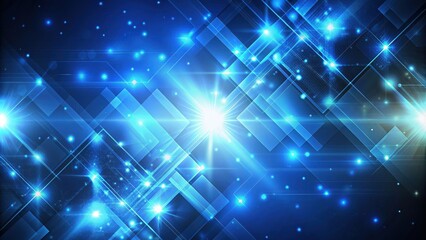 Fototapeta premium Abstract blue background with glowing arrows and space themes, glow, abstract, blue, background, arrows, space, futuristic