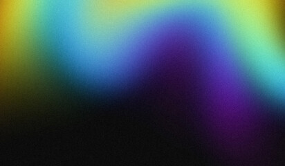 Chromatic Gradient with Grainy Texture and Vibrant Neon Flow