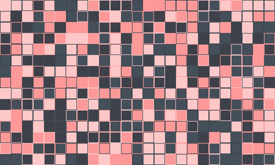 Fototapeta premium Symmetrical cube design with soft colours. Perfect for contemporary textiles, repeat prints, and ornate backgrounds, adding a touch of visual simplicity.