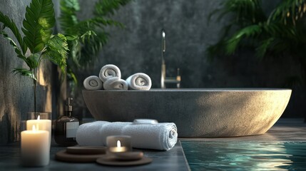 Fototapeta premium Balance spa wellness concept