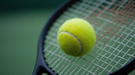 Tennis Racket Impacting Ball with Vibrating Strings