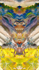 Abstract art background . Hand painting artwork on canvas .