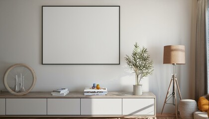 Living Room Poster Mockup Create a Stunning Display