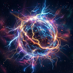 Fototapeta premium Cosmic Energy Surge