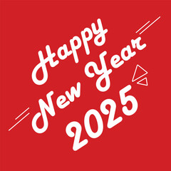 Happy new year 2025 design
