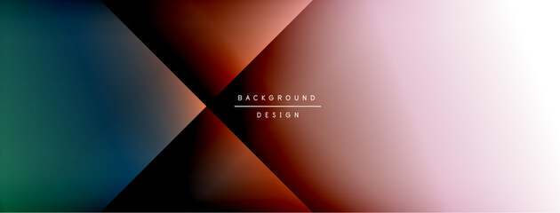 Dynamic shadow lines with gradient colors geometric background