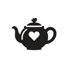 Teapot icon vector symbol design illustration