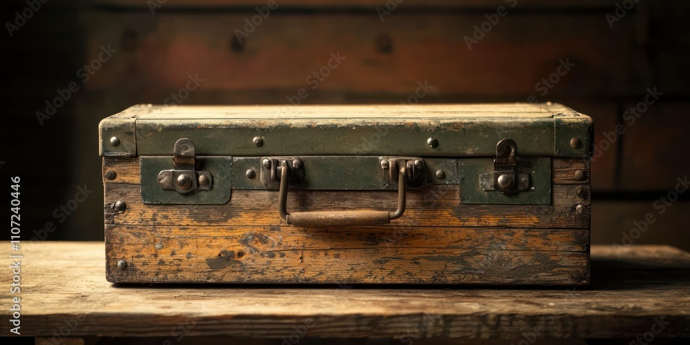Poster handyman service toolbox or tool box
