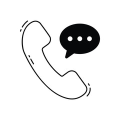 Phone call vector icon