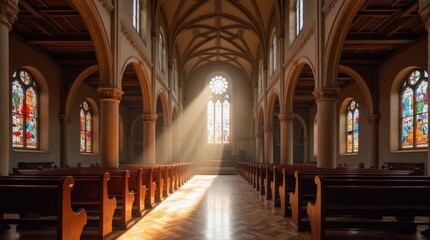 Fototapeta premium Renaissance Church Interior