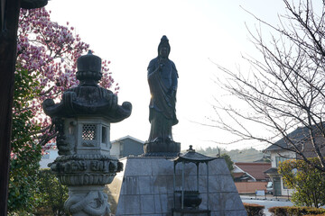 南総里見八犬伝ゆかりの大岳院（鳥取県倉吉市）