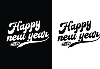 happy new year card design.