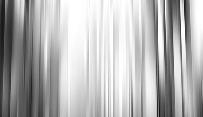 Obraz premium Abstract Background with Vertical White and Gray Lines. Minimalist Design with Blurred Effect.