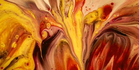 An Abstract Grunge Illustration with Water and Liquid Colors