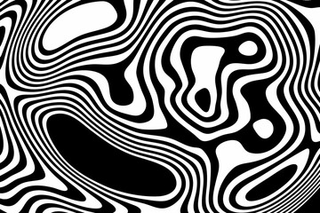 Abstract background with hypnotic wavy lines pattern. Eps 10