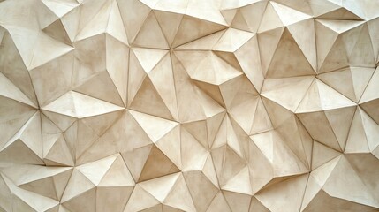 Elegant Beige Polygon Textured Background for Graphic Design Projects