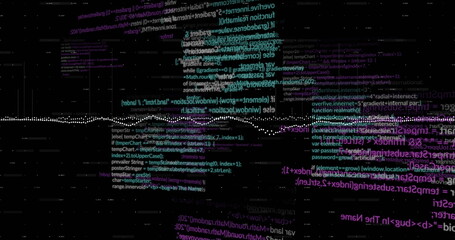 Image of data processing over diagrams
