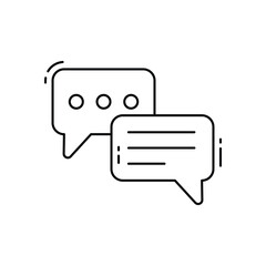 Discussion vector icon