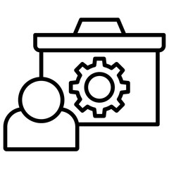 Obraz premium Training Icon