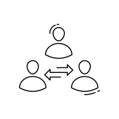 Mediator vector icon