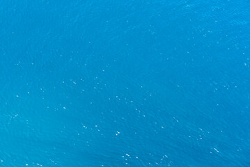 Surface of the sea. Turquoise ocean water background