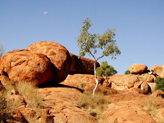 Devils Marbles in Central Australia in the Outback Red Centre