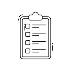 Agenda vector icon