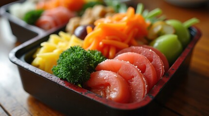 Artfully Arranged Japanese Bento Box
