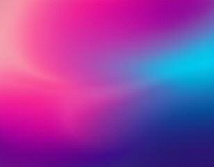 Obraz premium Pink magenta blue purple abstract color gradient background grainy texture effect web banner header poster design
