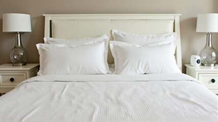 bed in room