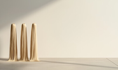 Exploring Minimalist Hair Sculptures: A Unique Fusion of Art and Lifestyle in Modern Interior Design