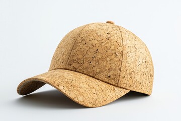 Stylish Cork Baseball Cap Featuring Unique Texture and Modern Design for Fashion Enthusiasts