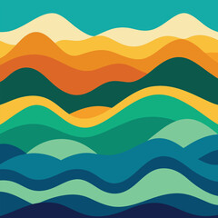 Abstract Wavy Pattern for Creative Backgrounds