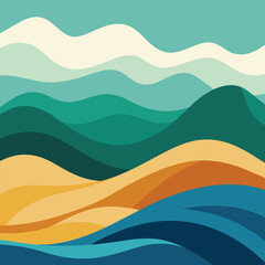 Abstract Wavy Pattern for Creative Backgrounds