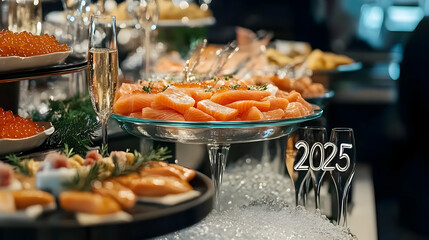 Salmon, Caviar & Champagne: A Luxurious New Year's Eve Feast