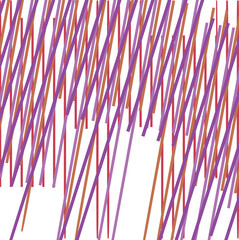 Texture in the form of protruding colored sticks