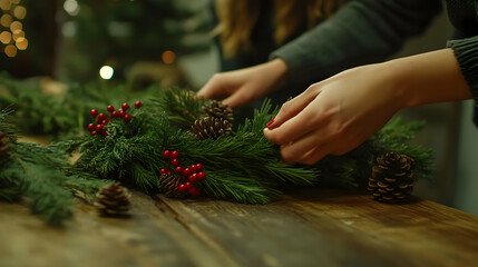 Creating a Rustic Christmas Wreath: A Step-by-Step Guide