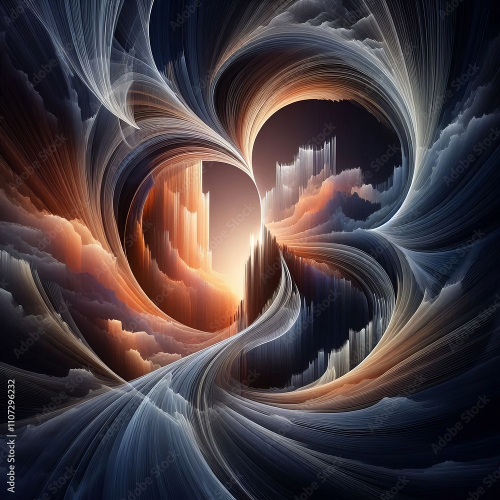 Poster abstract light shadow use of light and shadow to create depth an