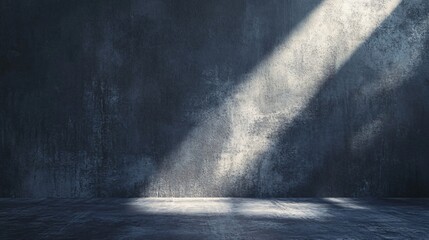 Rough Black Wall Texture Background on Concrete Floor