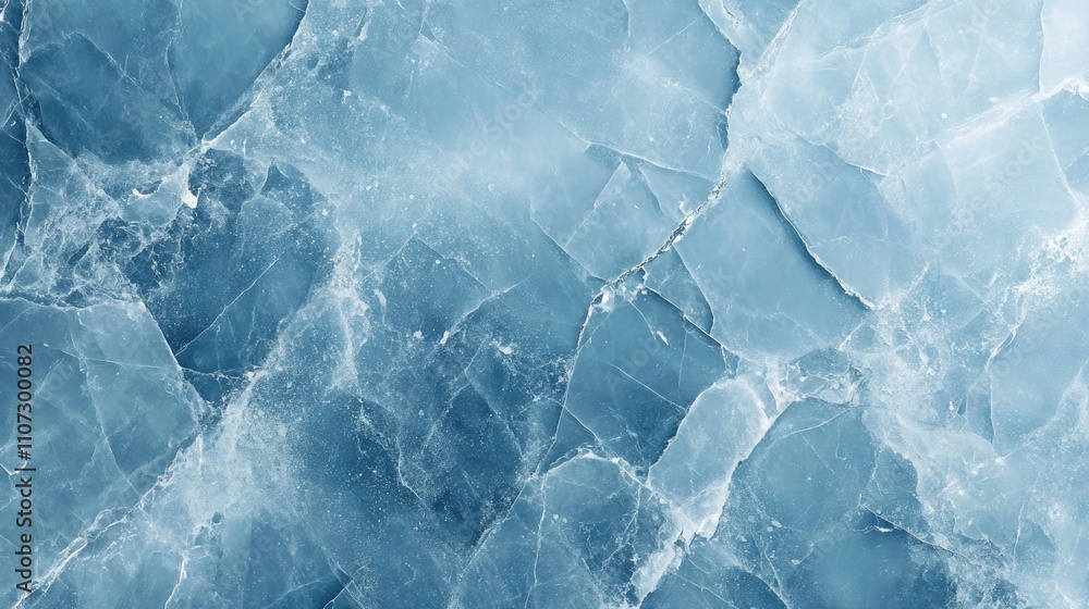 Poster abstract close-up of blue marble texture with intricate patterns and natural veining.